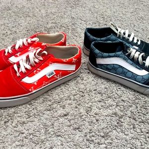 Special design vans sneakers